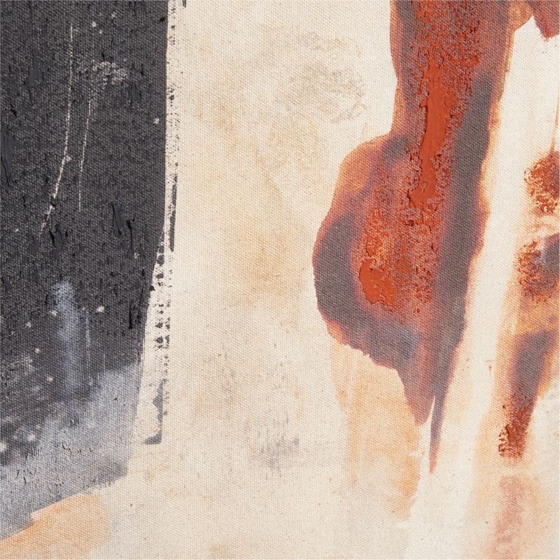 "Dissemblance I" Framed Beige Wall Art Print 45.25"x66.25" - Image 5
