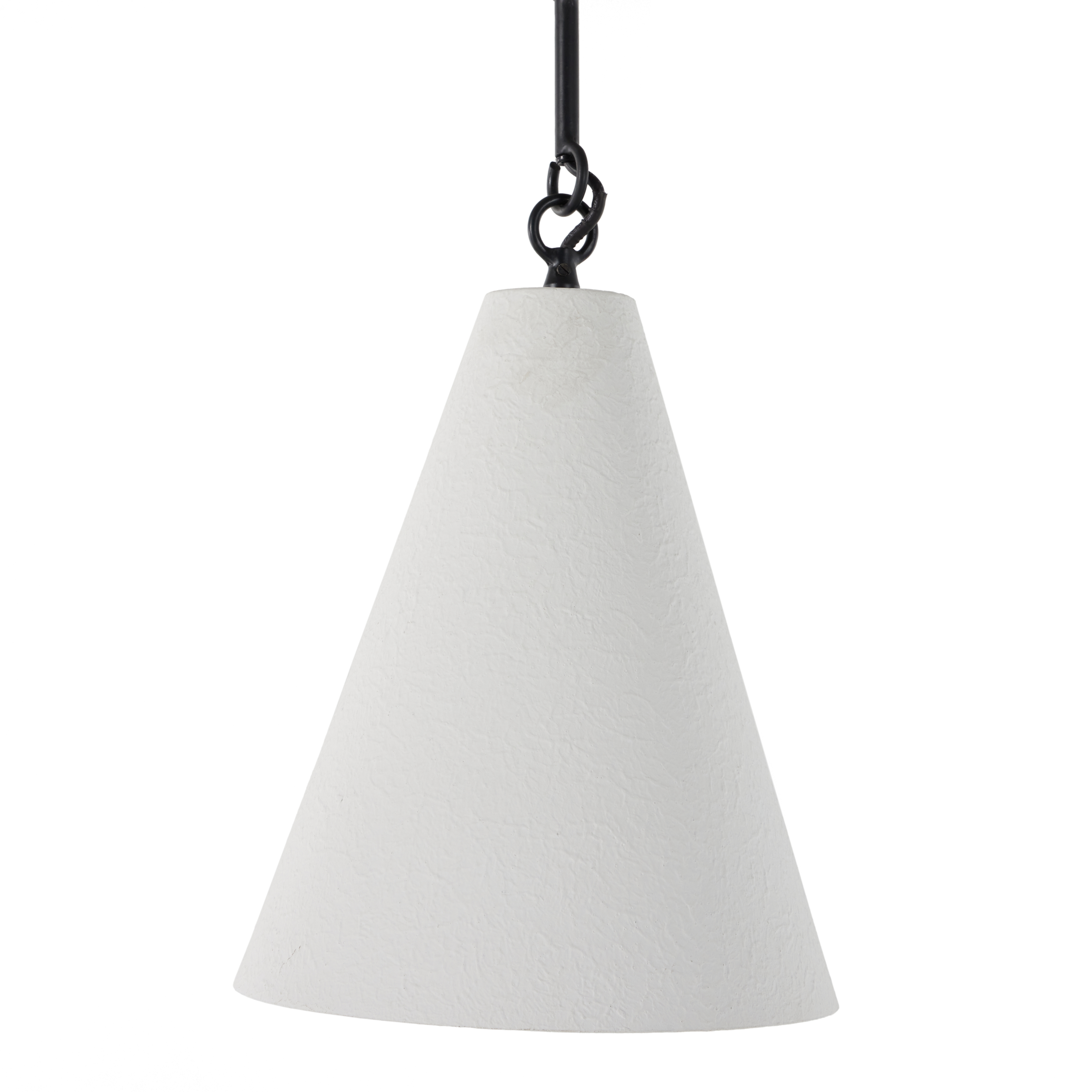 Grazia Small Pendant-Matte White Plaster - Image 2