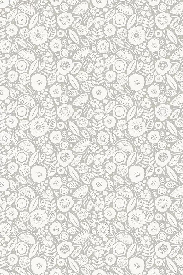 Camille Blossom Vintage Rose Floral Wallpaper - Image 0