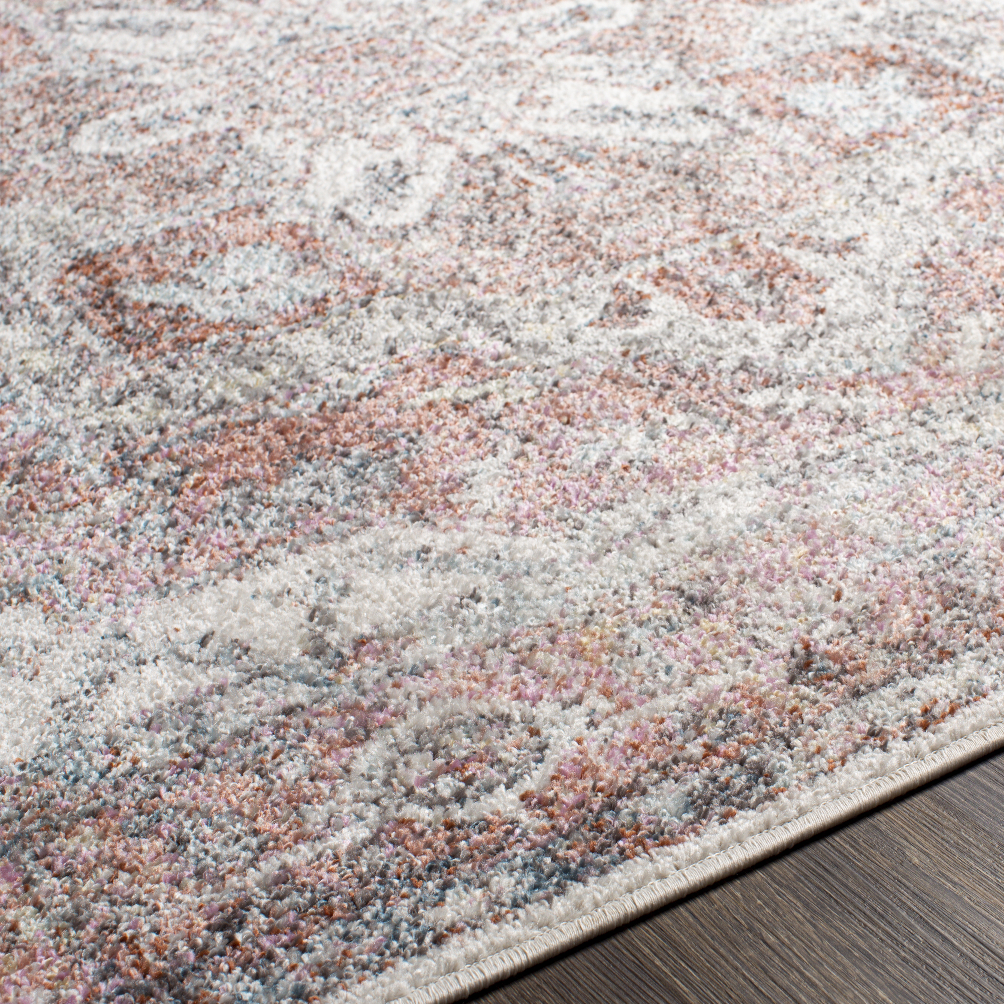 New Mexico Orange Indoor 2' x 3' Machine Woven Rug - Image 3