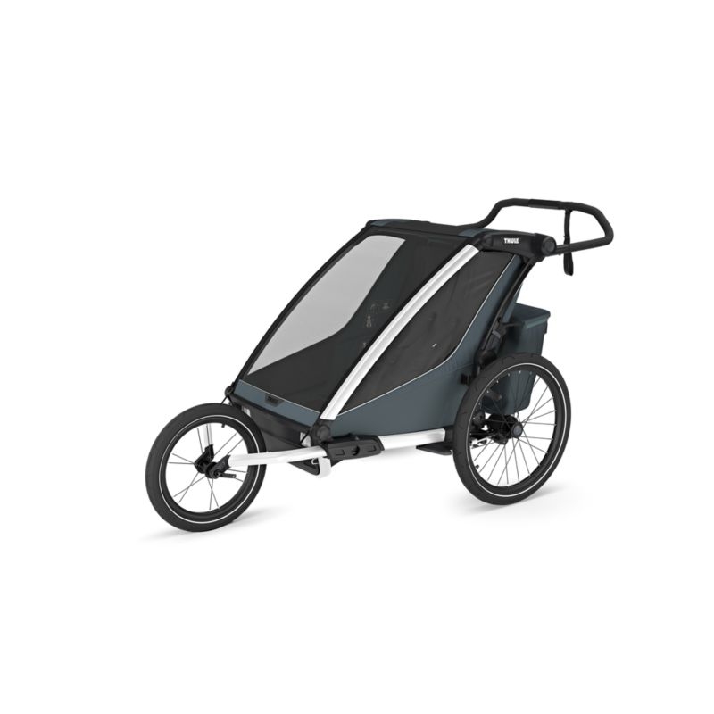 Thule Chariot Cross 2 Dark Slate Double Multisport Bike Trailer - Image 3