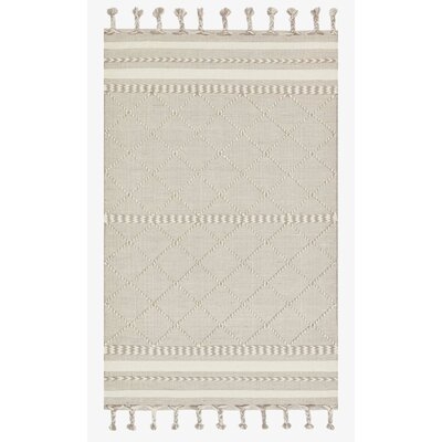 Isidore Hand-Knotted Wool Silver Rug - Image 0