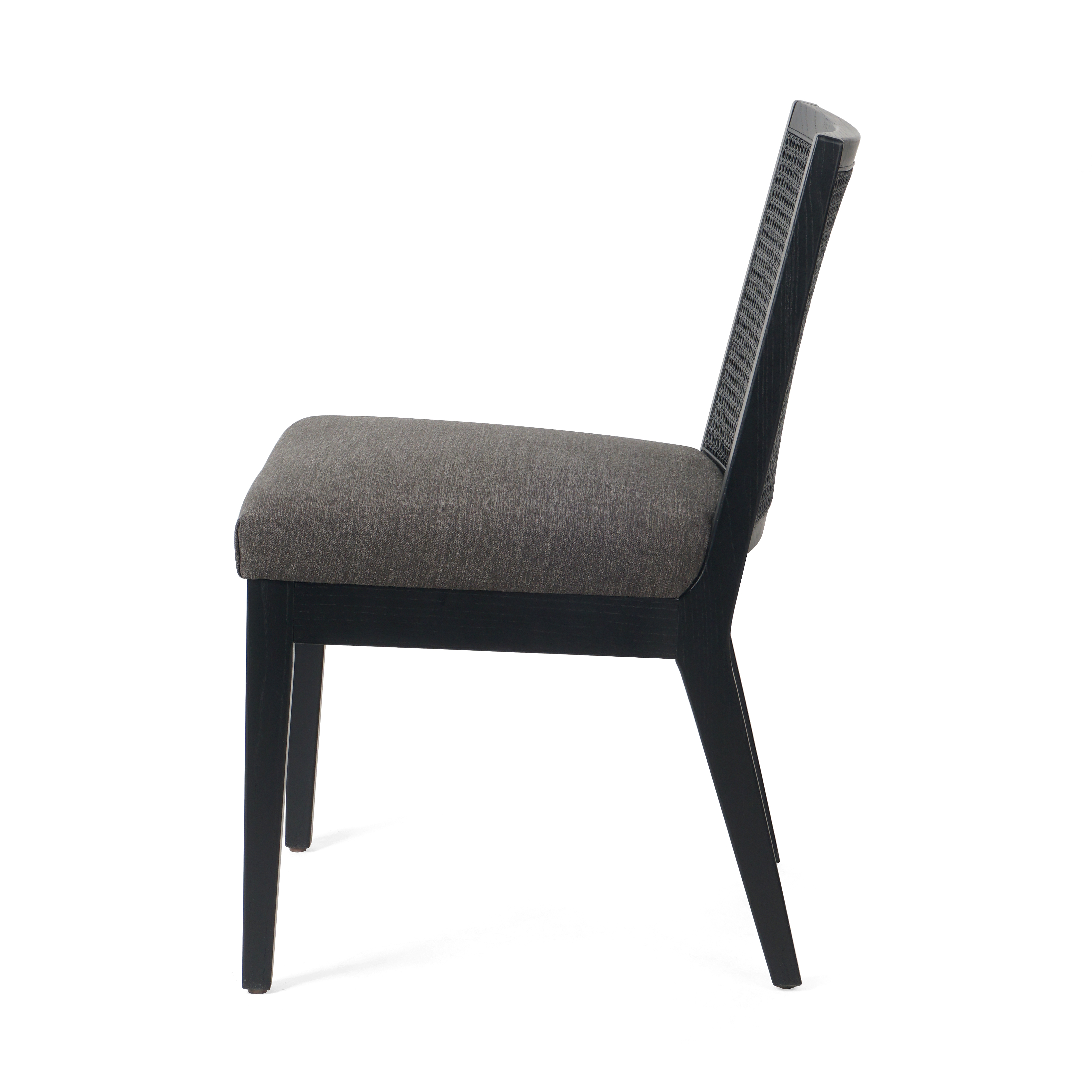 Antonia Armless Dining Chair-Charcl - Image 3