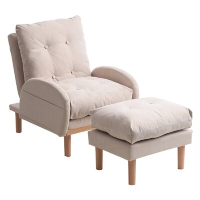 Julia Manual Recliner with Ottoman - Image 0