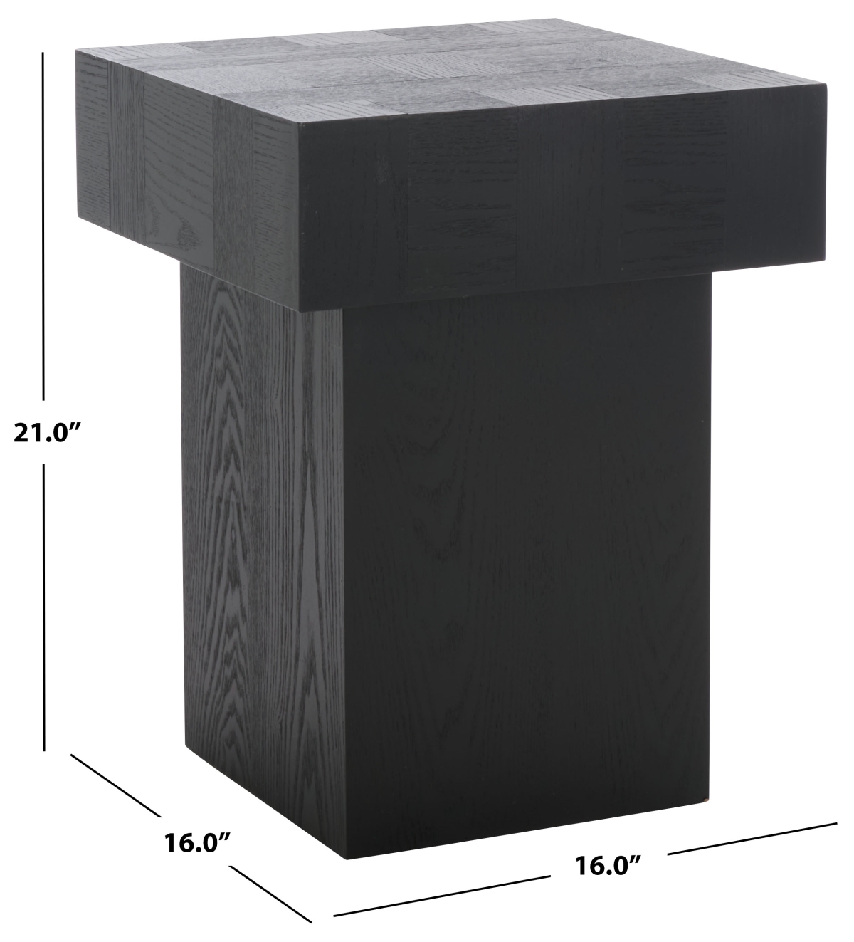 Hamona End Table - Black - Safavieh - Image 4