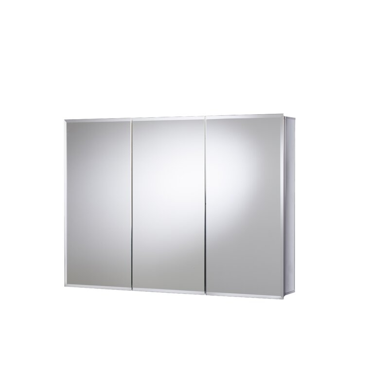 JACUZZI® 36" x 26" Recessed or Surface Mount Frameless Medicine Cabinet with 9 Adjustable Shelves - Image 0