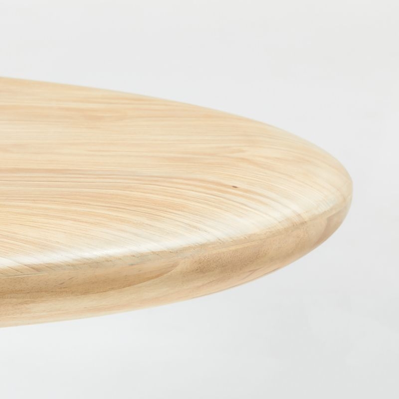 Pacific Natural Wood Oval Coffee Table - Image 3