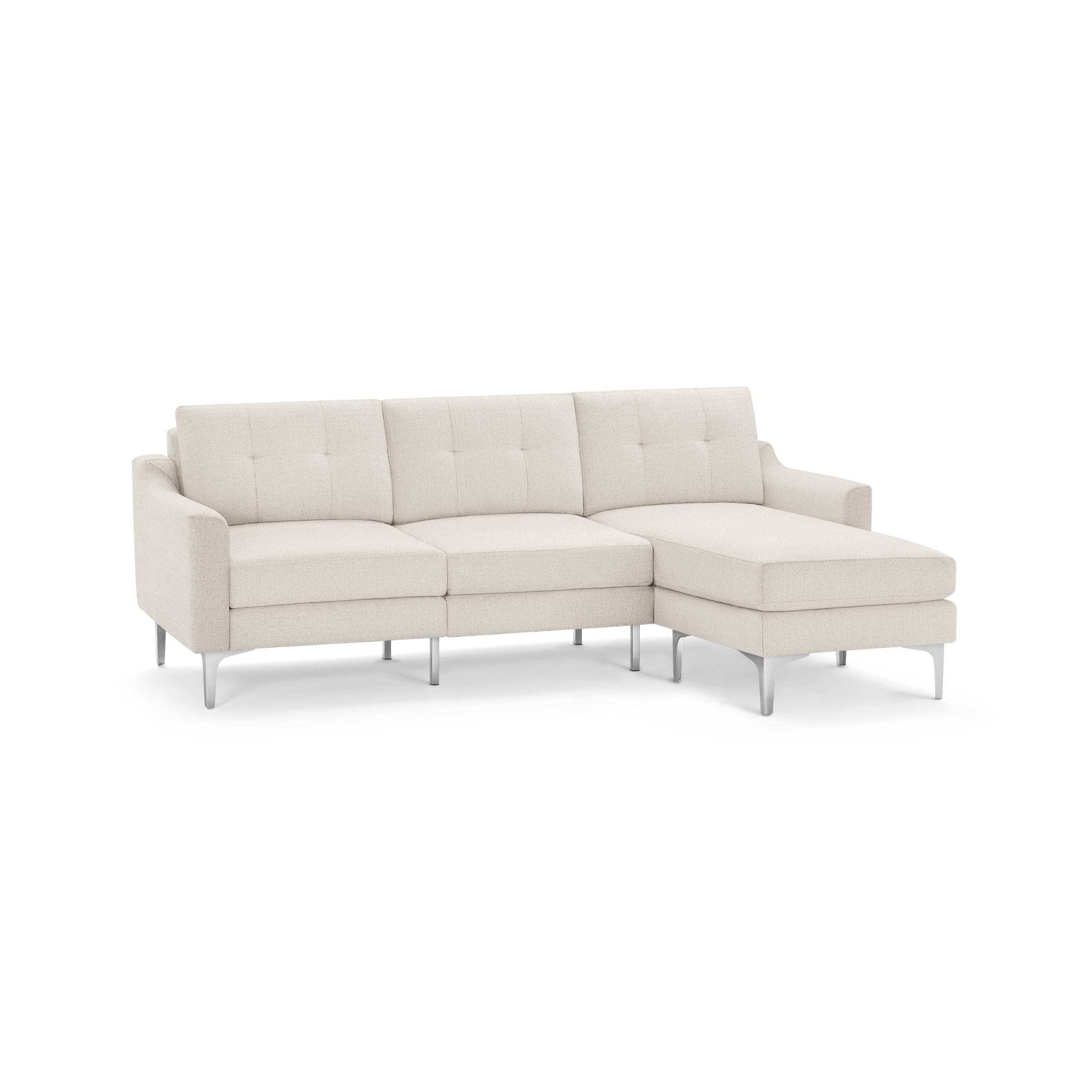 The Slope Nomad Sectional Sofa in Ivory - Image 1