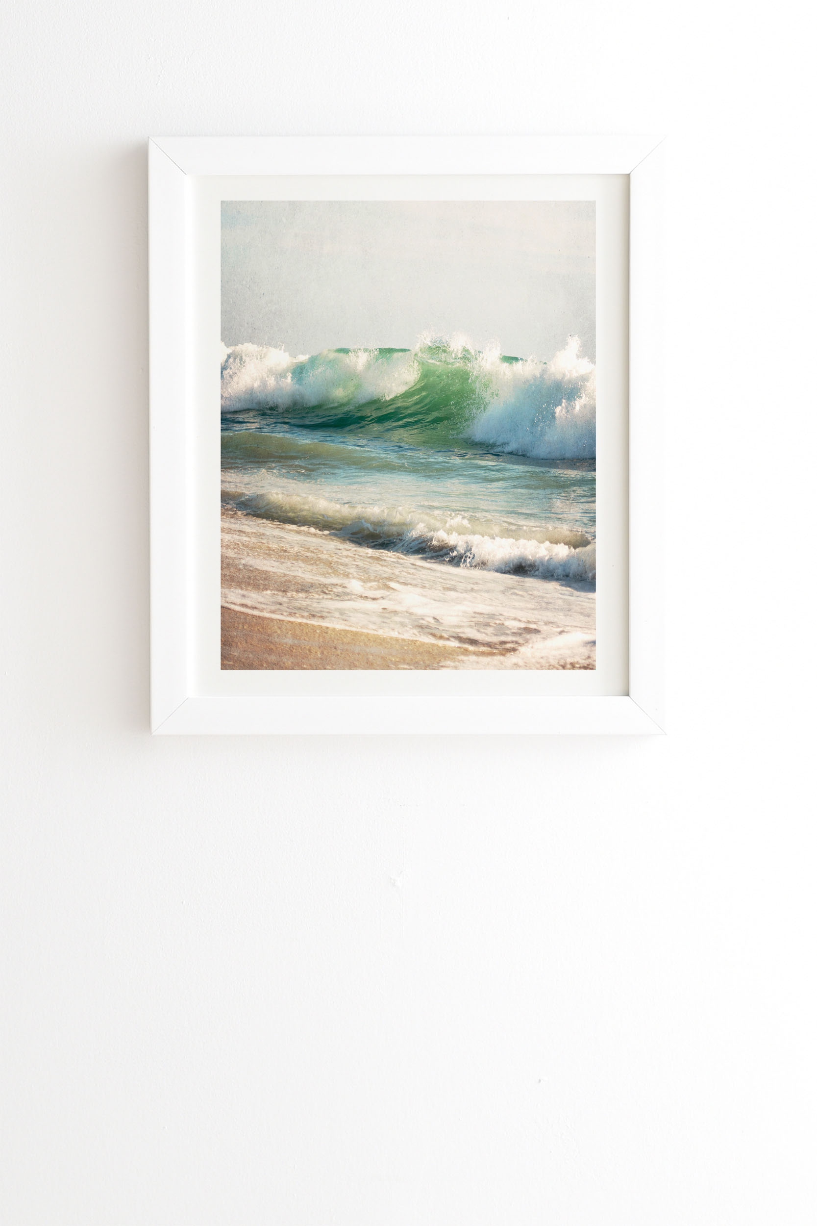 Splash by Bree Madden - Framed Wall Art Basic White 11" x 13" - Image 0