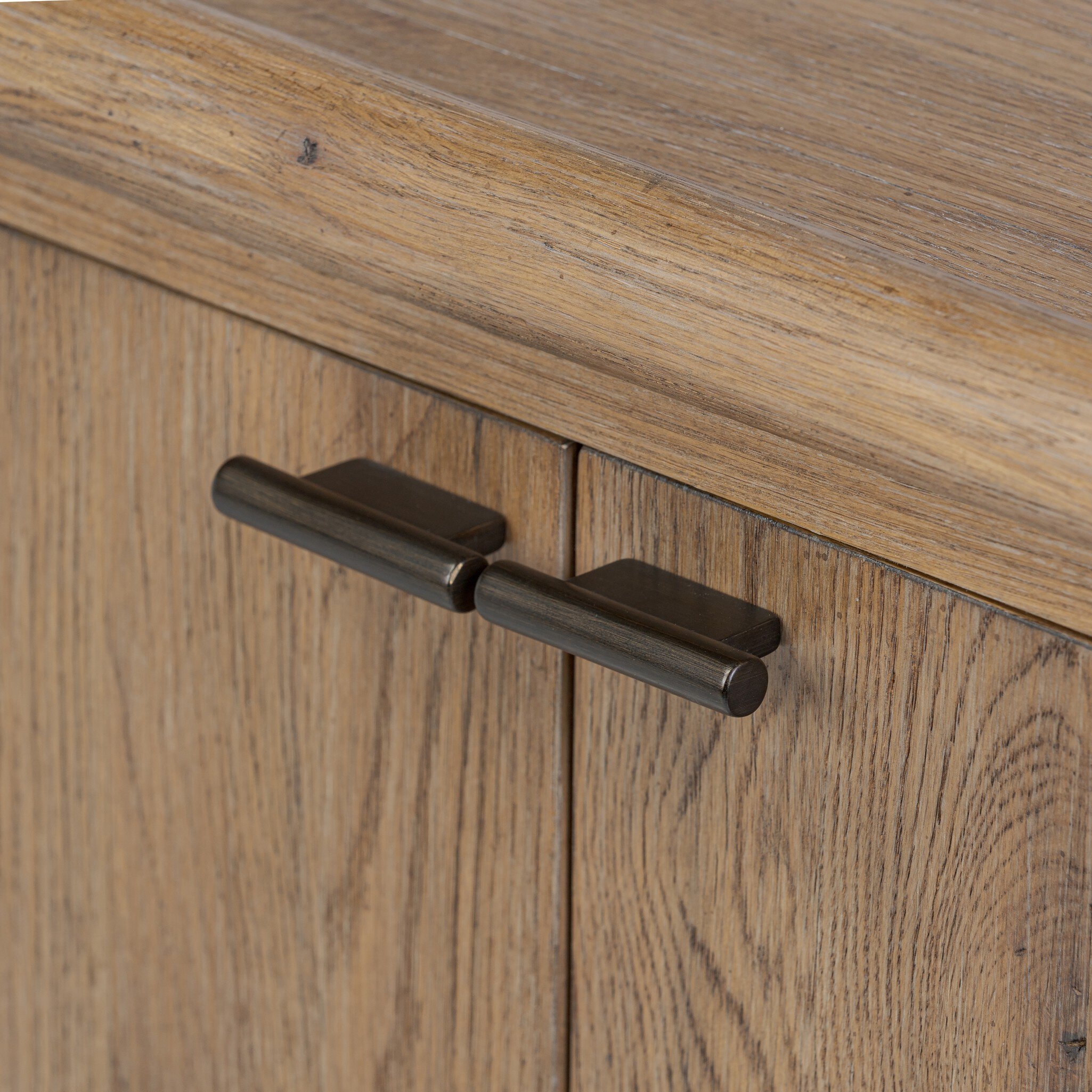 Glenview 4 Door Sideboard - Weathered Oak - Image 12