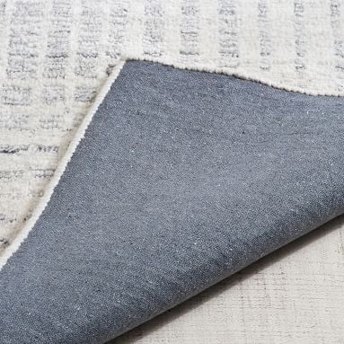 Faded Plaid Rug, 7'x10', Pale Gray - Image 2