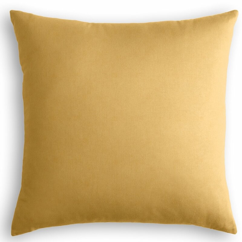 Loom Decor Velvet Throw Pillow Color: Tan, Size: 18" x 18" - Image 0
