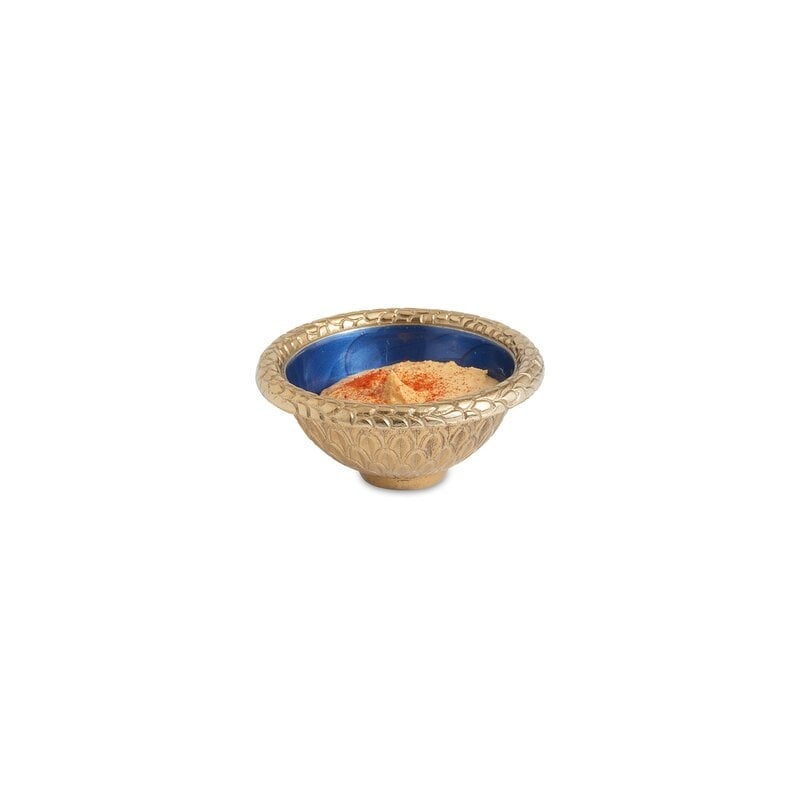 Julia Knight Inc Florentine Decorative Bowl Color: Gold Sapphire - Image 0