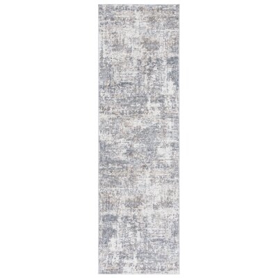 Bien-Zachary Abstract Ivory/Gray Area Rug - Image 0