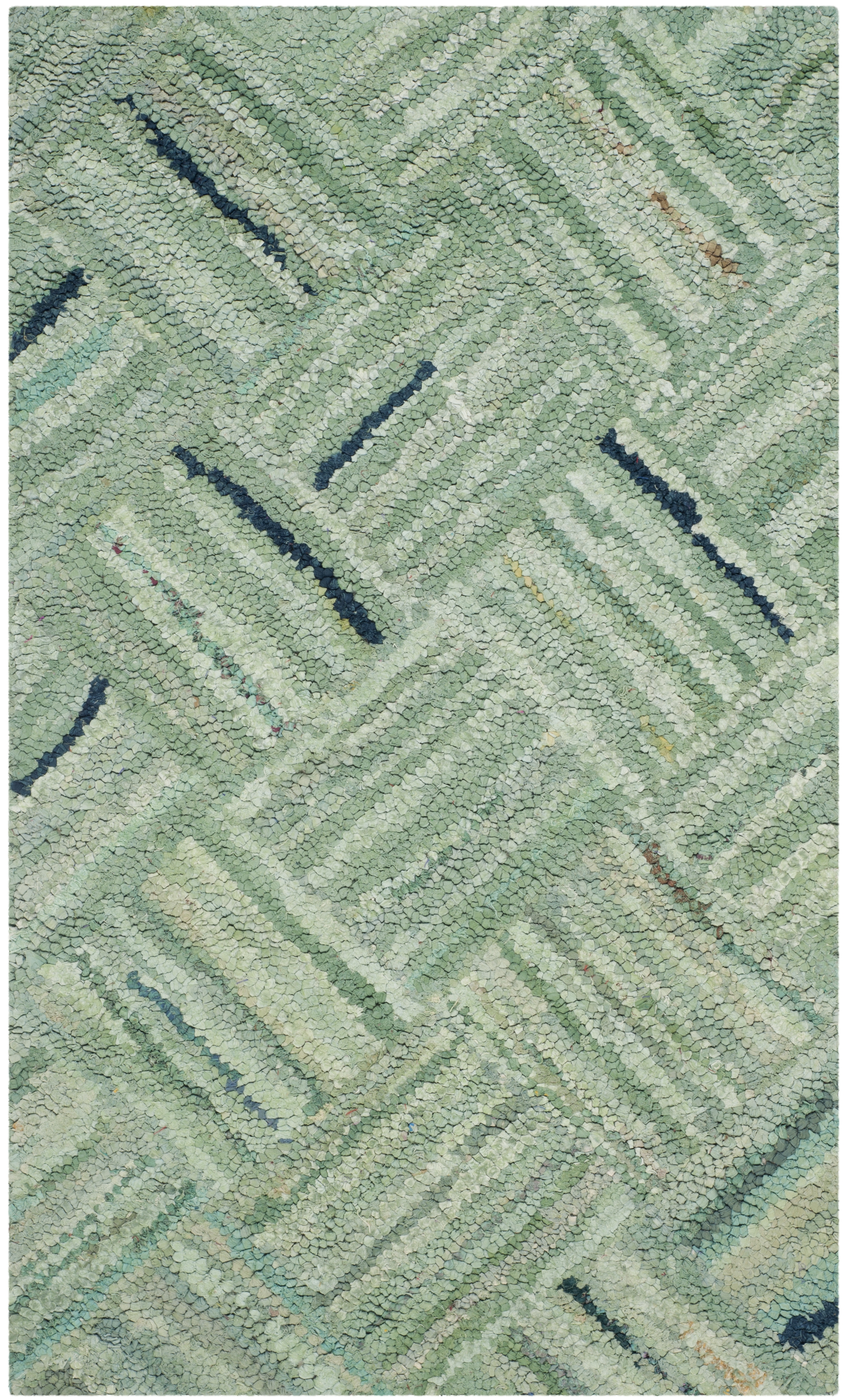 Arlo Home Hand Tufted Area Rug, NAN316A, Green/Multi,  2' X 3' - Image 0