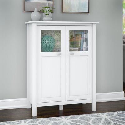 Raliyah Storage Cabinet With Doors In Pure White - Image 0