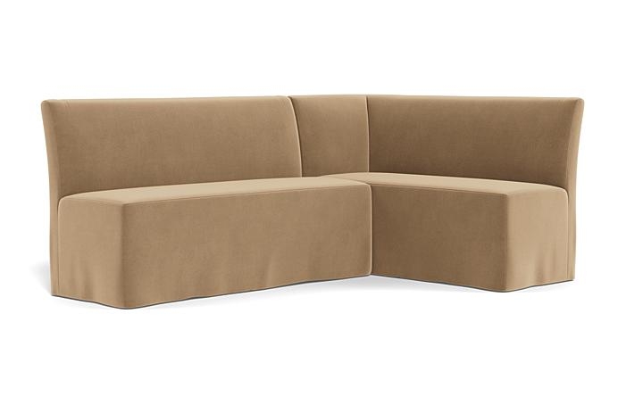 Dorian Slipcovered Right Banquette - Image 1