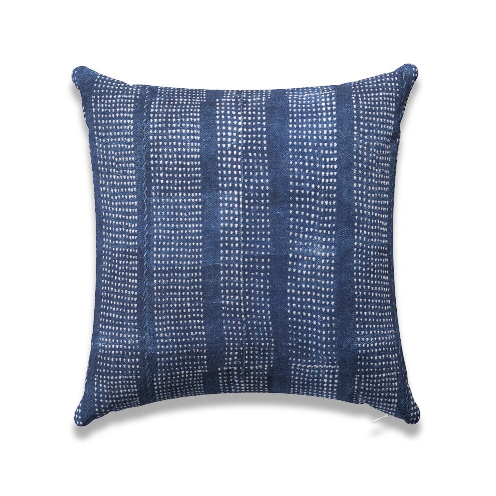 Speckled Indigo Outdoor Pillow by St. Frank | Blue | 40" W x 15" H | Polyester - Image 2