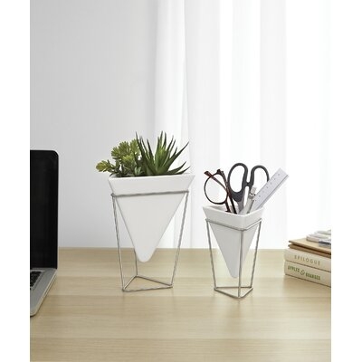 2 Pieces Trigg 8" Indoor / Outdoor Porcellain Table Vase Set - Image 0