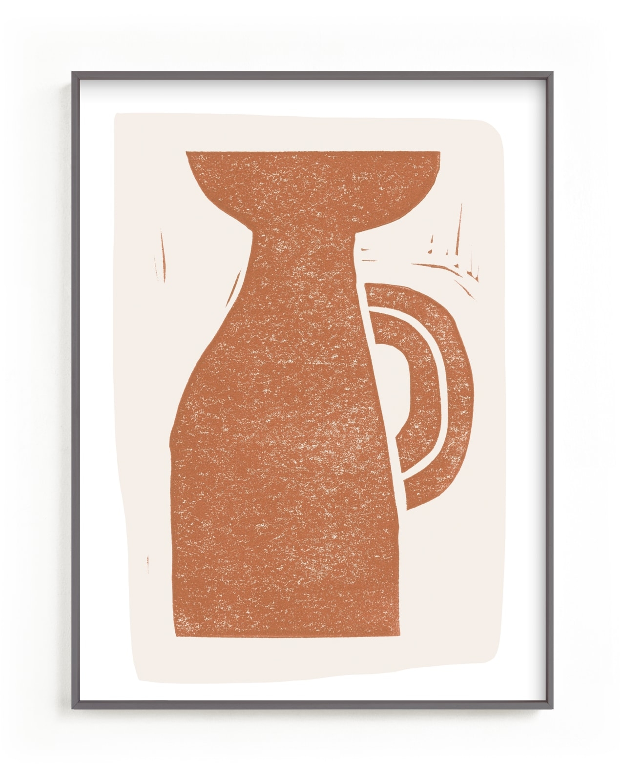 Linocut: Vessel Study III Limited Edition Fine Art Print 2 - Image 0