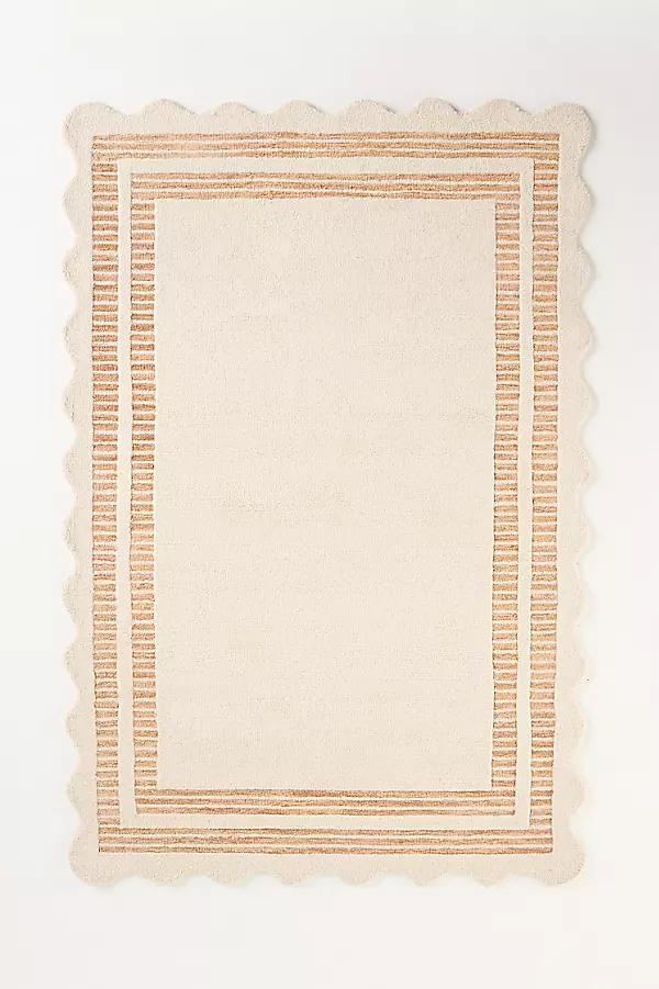 Hand-Tufted Scalloped Scottie Rug - Image 0