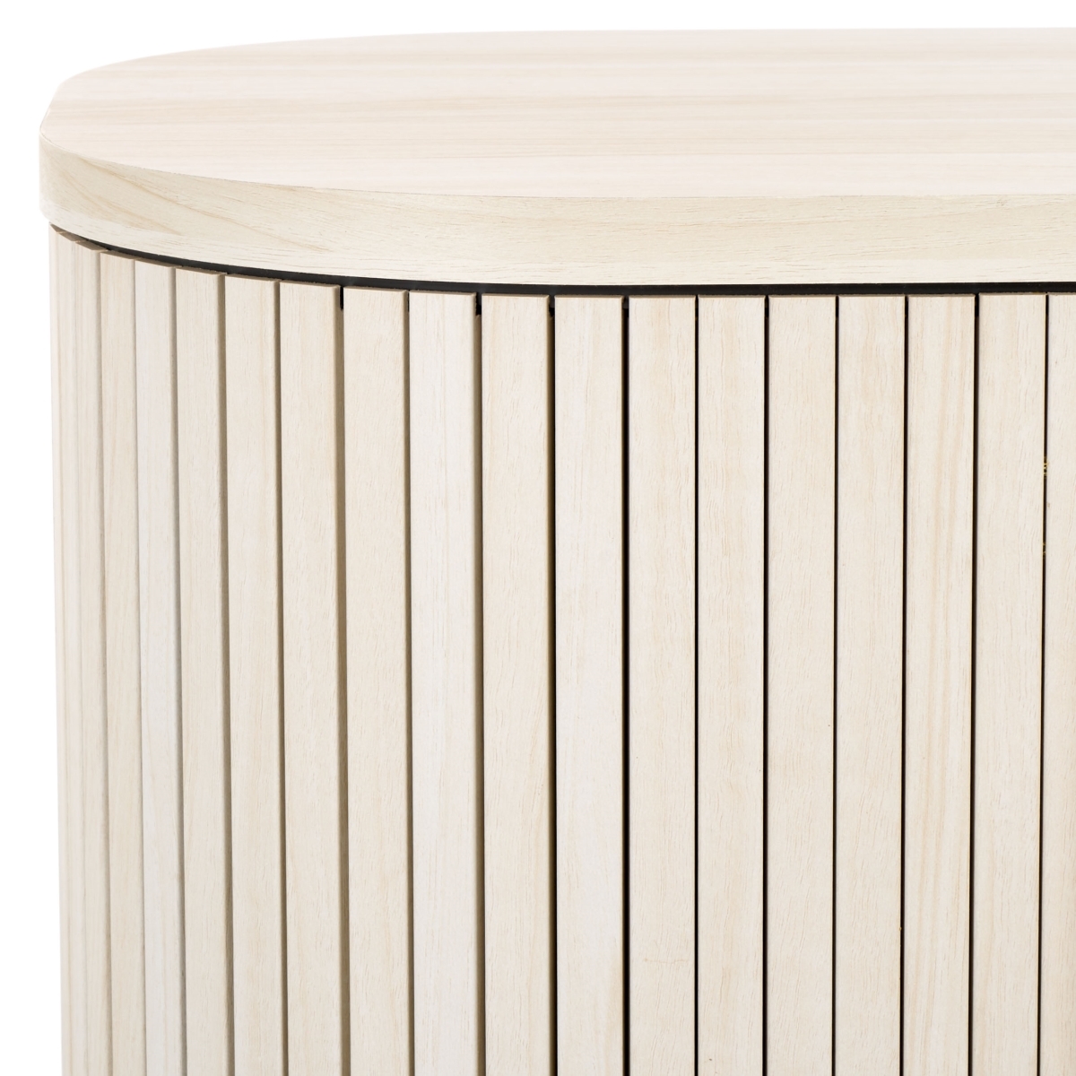 Tealla Nightstand - Bleached White / Gold - Safavieh - Image 2