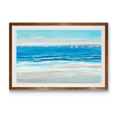 'Low Cerulean Tide I' by Paul Cezanne - Picture Frame Painting on Canvas - Image 0