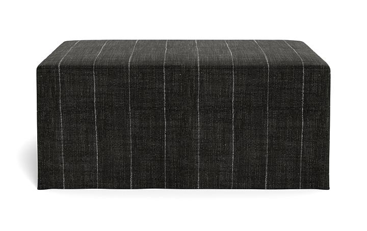 Dixon Slipcovered Rectangle Ottoman - Image 0