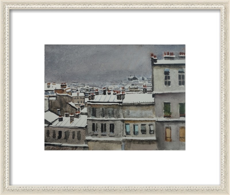 Montmartre in Snow by Michael Patterson for Artfully Walls - Image 0