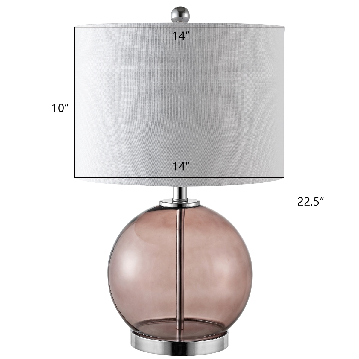 Lonni Table Lamp - Grey - Safavieh - Image 0