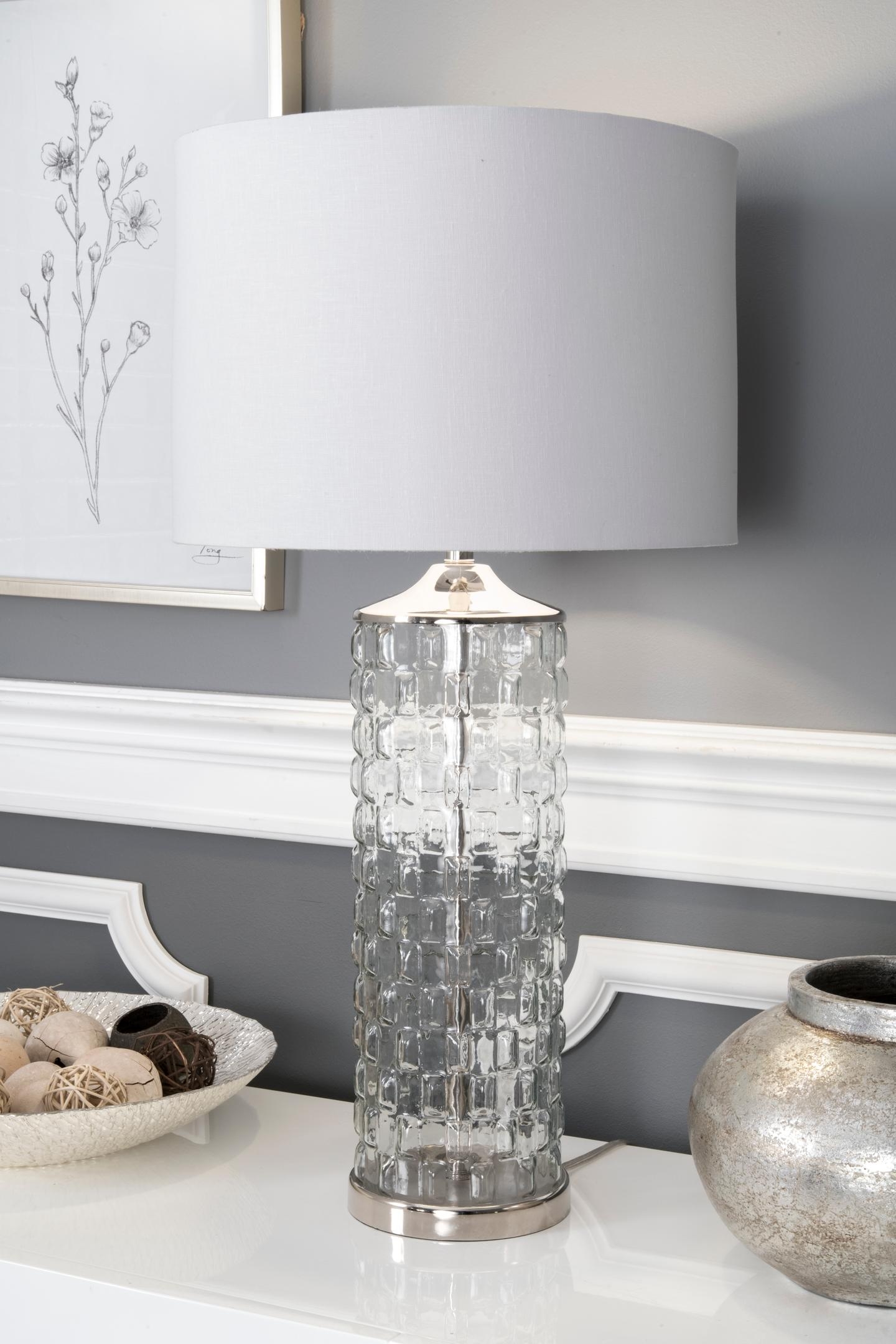 Moore 15" Glass Table Lamp - Image 0