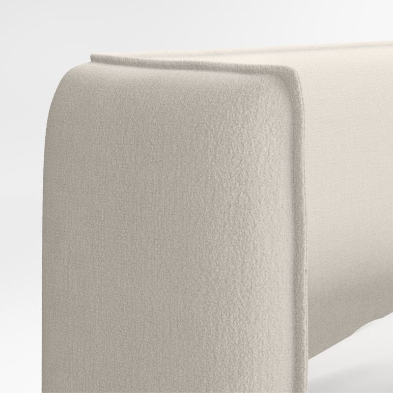 Noa Shelter Cream Upholstered Kids Full Storage Bed - Image 1