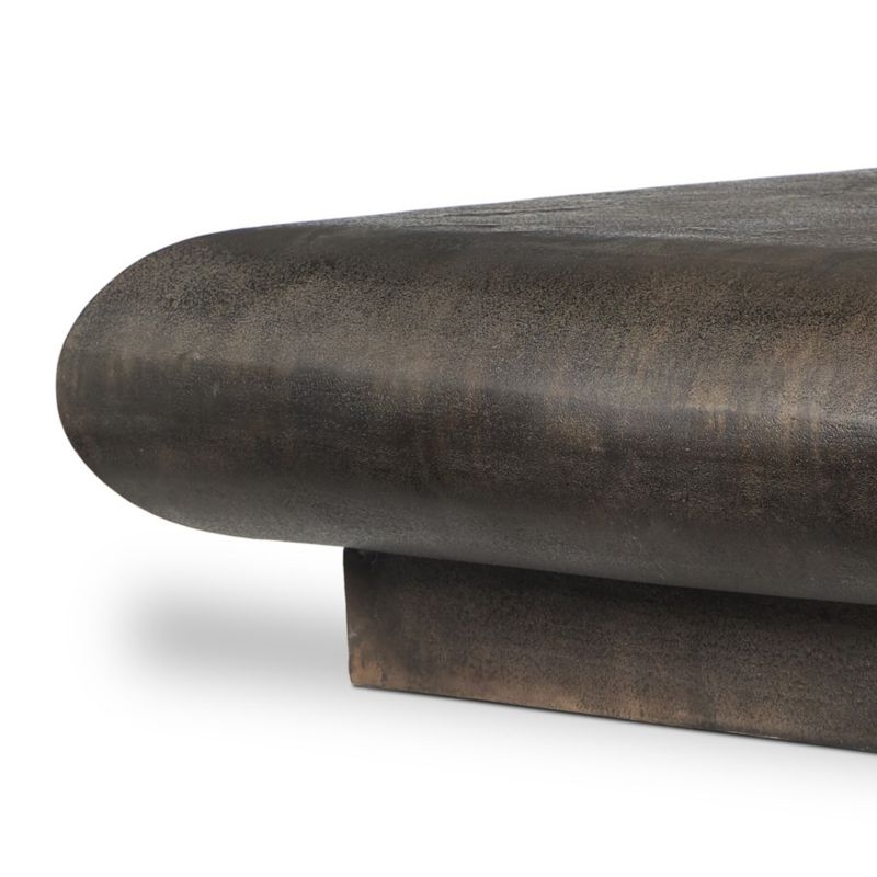 Serenity Distressed Bronze Indoor/Outdoor Coffee Table - Image 6