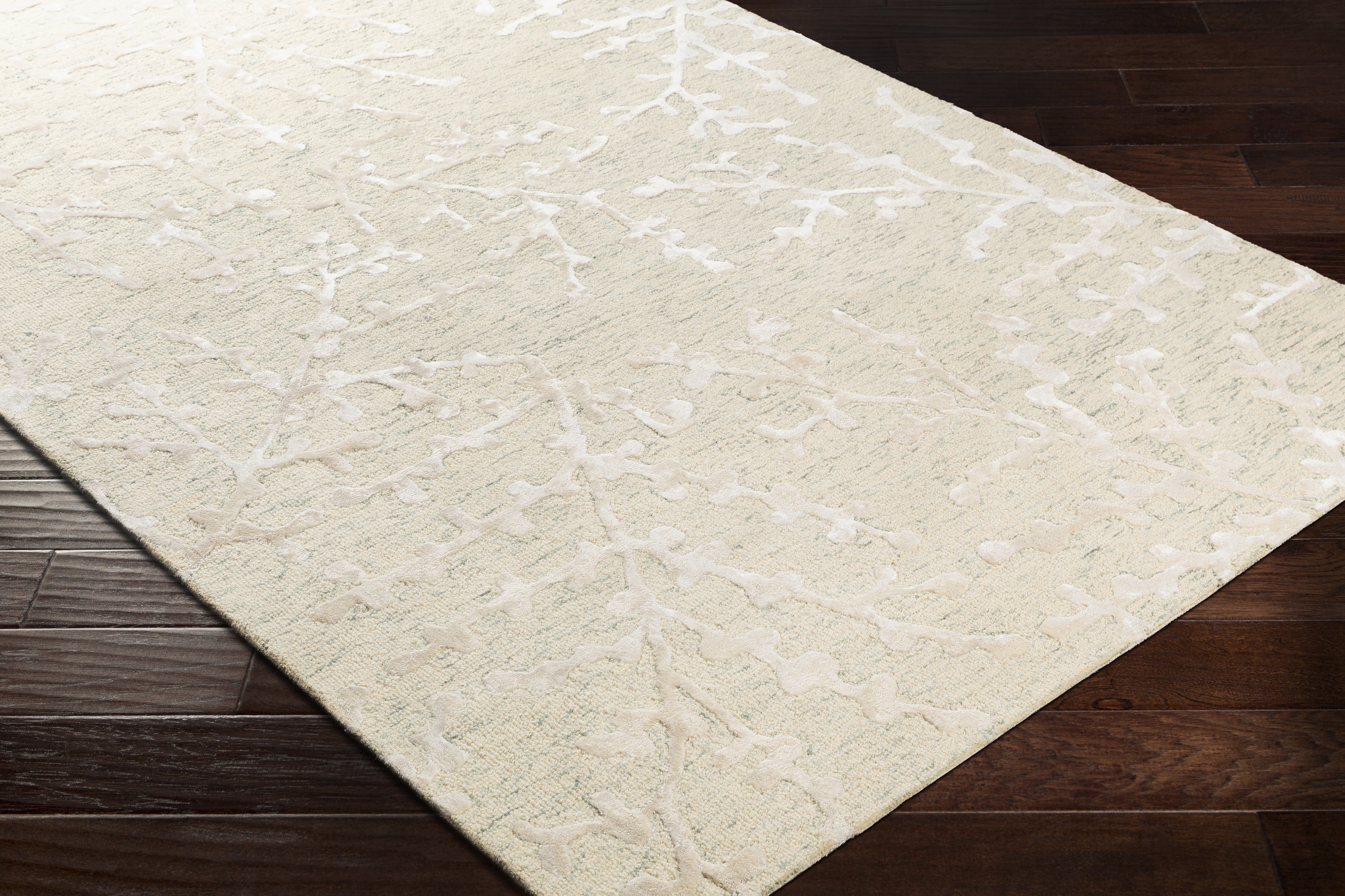 Opus White Indoor 2' x 3' Handmade Rug - Image 6