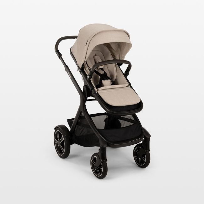Nuna ® DEMI ™ next Brown Biscotti Baby Stroller with Ride-Along Board - Image 0