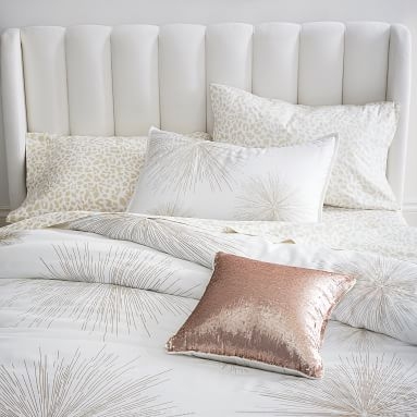 Rachel Zoe Sequin Pillow Cover, 16X16, Blush - Image 1