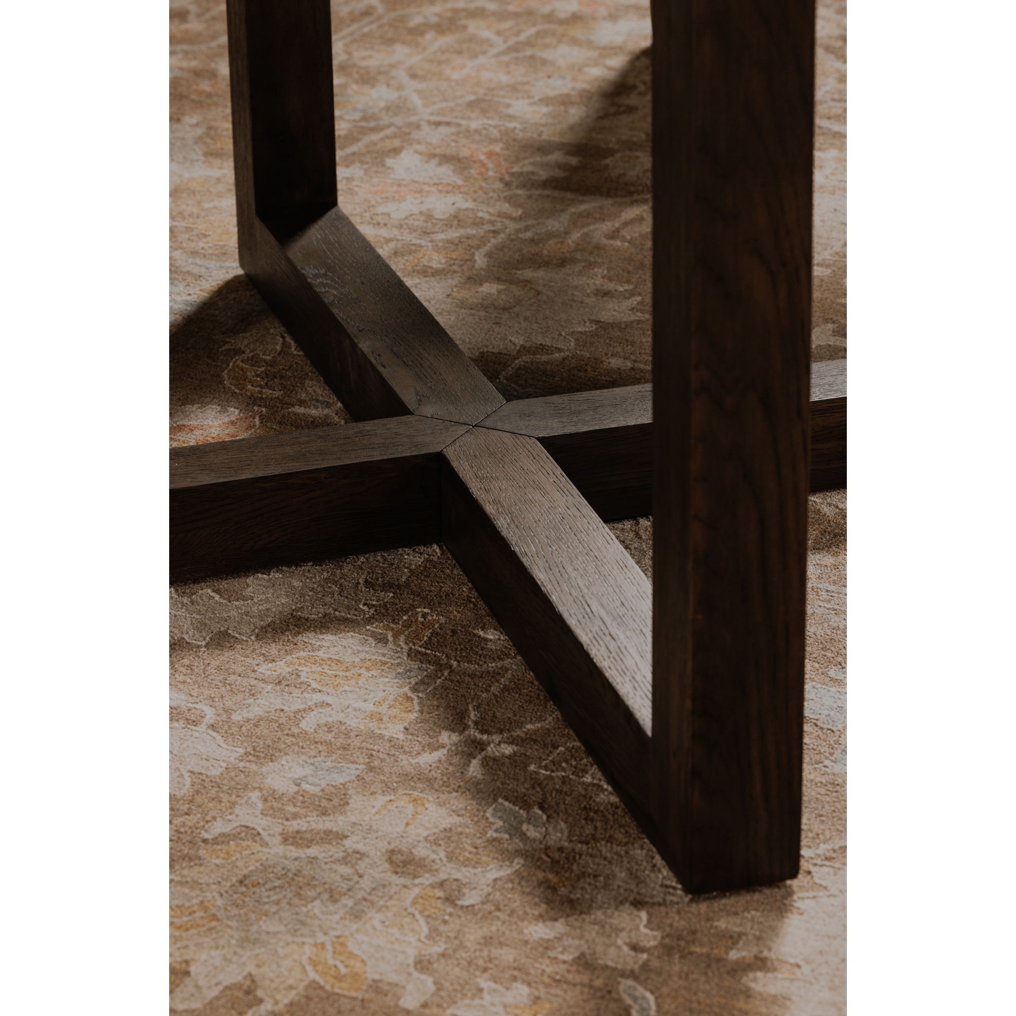 Joel Dining Table Dark Brown - Image 9