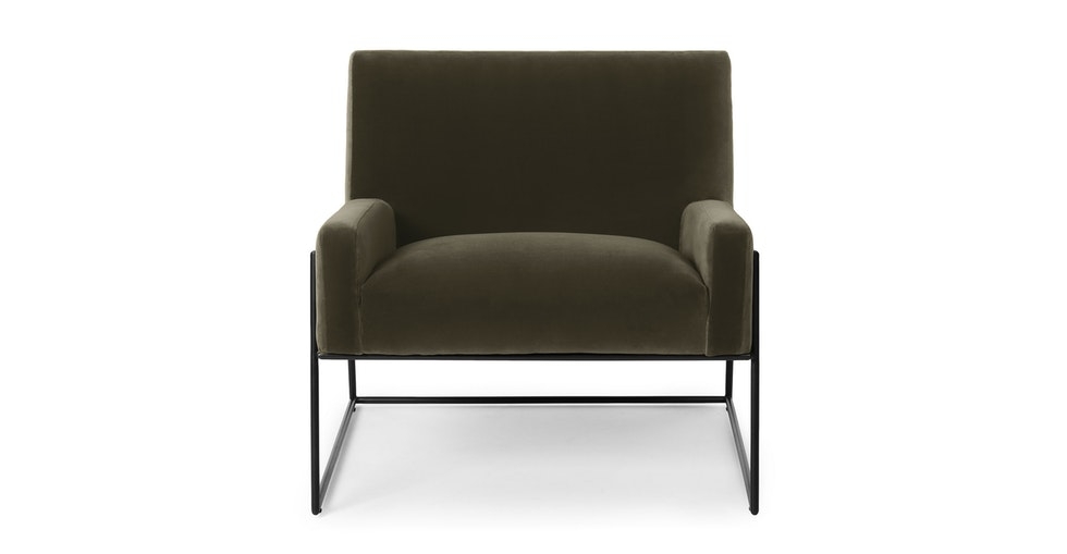 Regis Juniper Green Lounge Chair - Image 1
