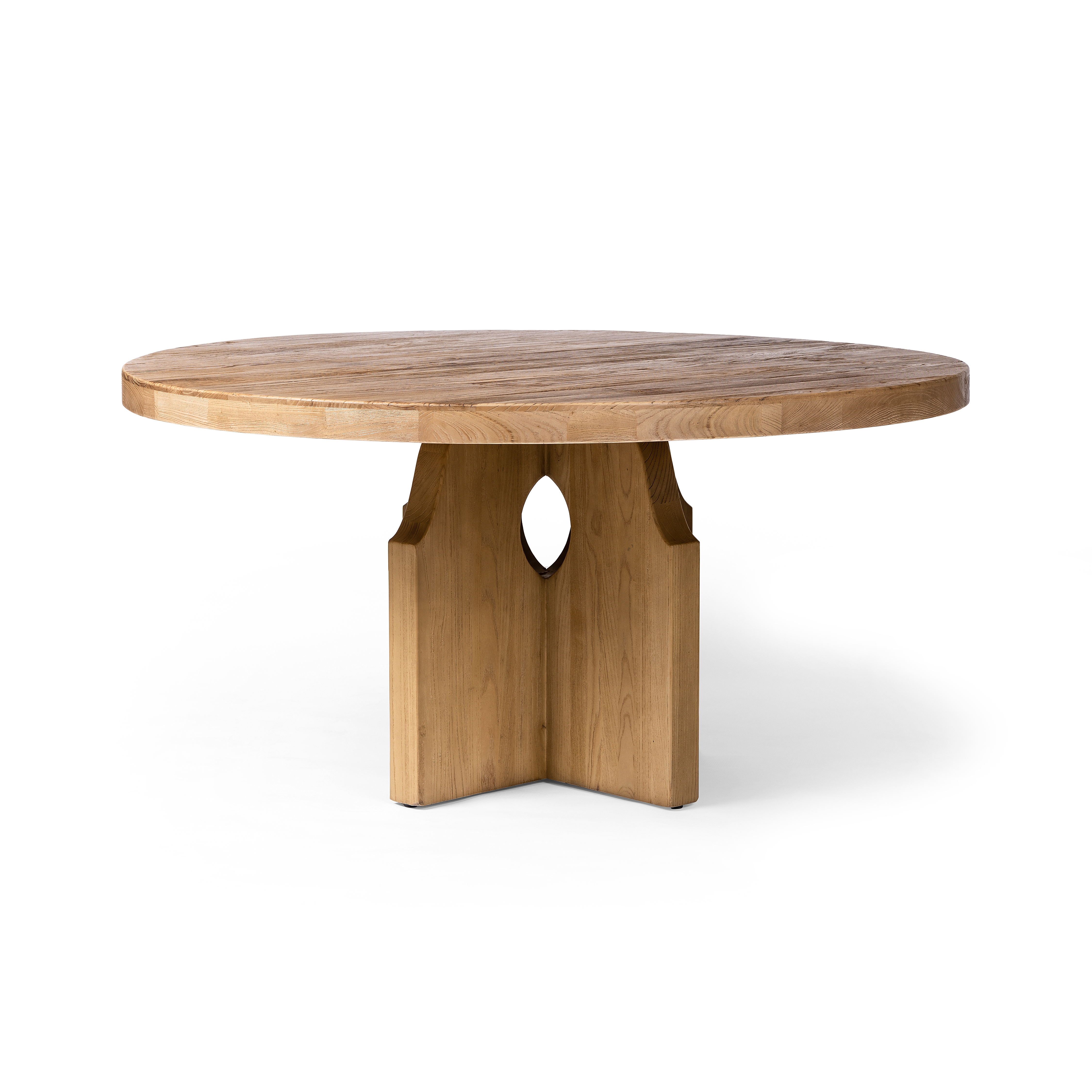 Allandale Round Dining Table-Natural Elm - Image 0