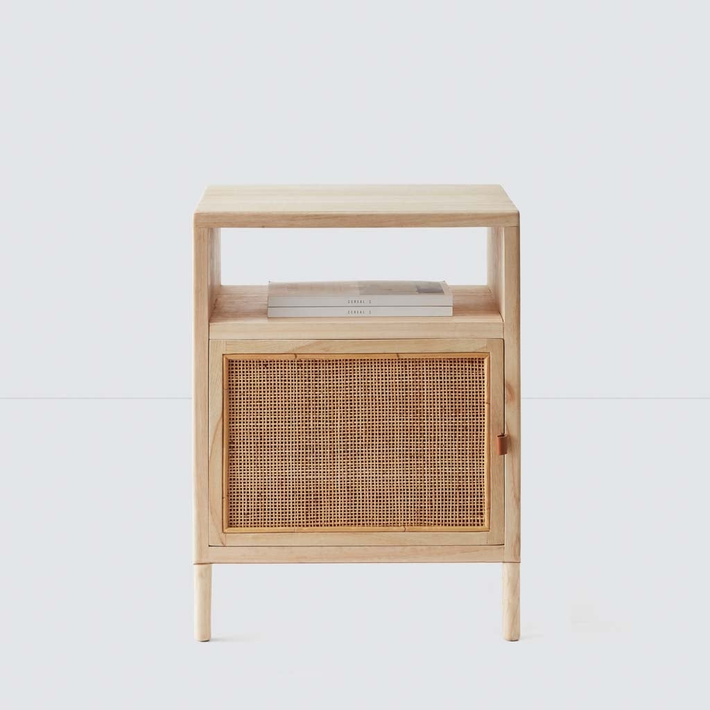The Citizenry Kayan Nightstand Mindi & Cane | Light Wood - Image 0