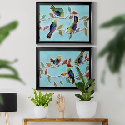 Bitty Birds I Premium Framed Canvas - Ready To Hang - Image 0