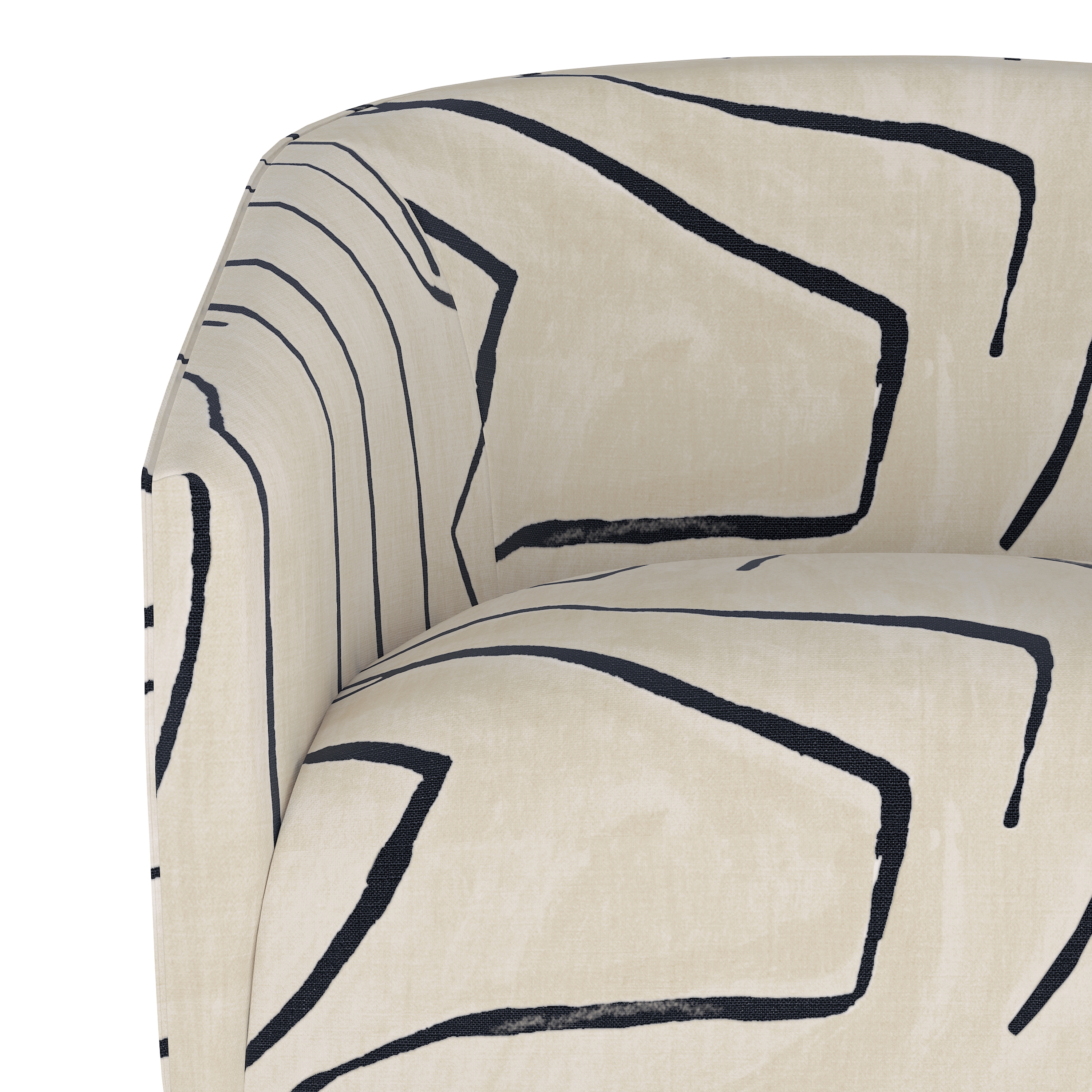 Aila Chair, Linen Grafitto - Image 8
