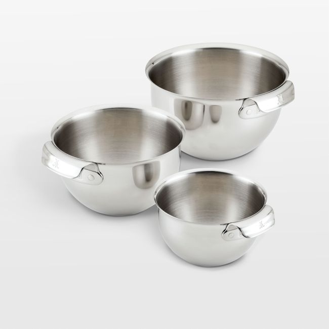 Hestan Stainless Steel Mixing Bowl, Set of 3 - Image 0
