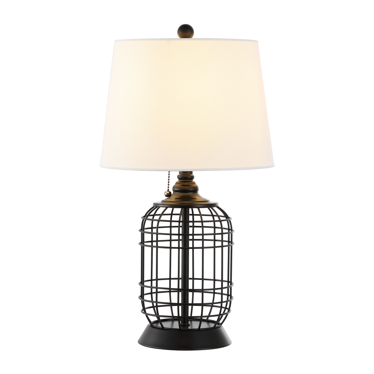 Pryce 21 Inch Table Lamp - Black - Safavieh - Image 4