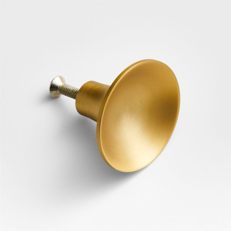 Dish Brushed Nickel Knob - Image 3