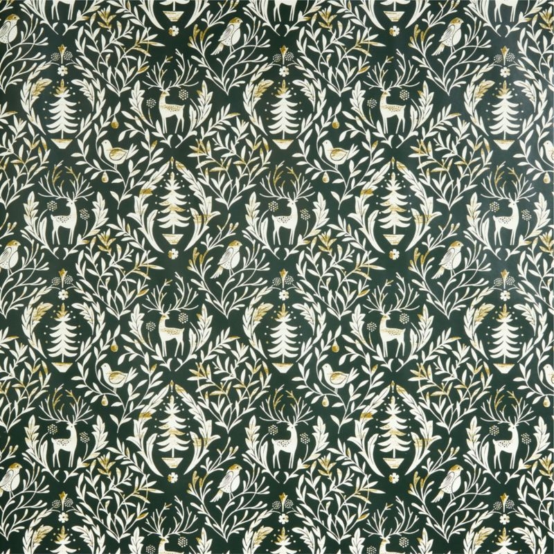 Nordic Forest Holiday Gift Wrap - Image 1