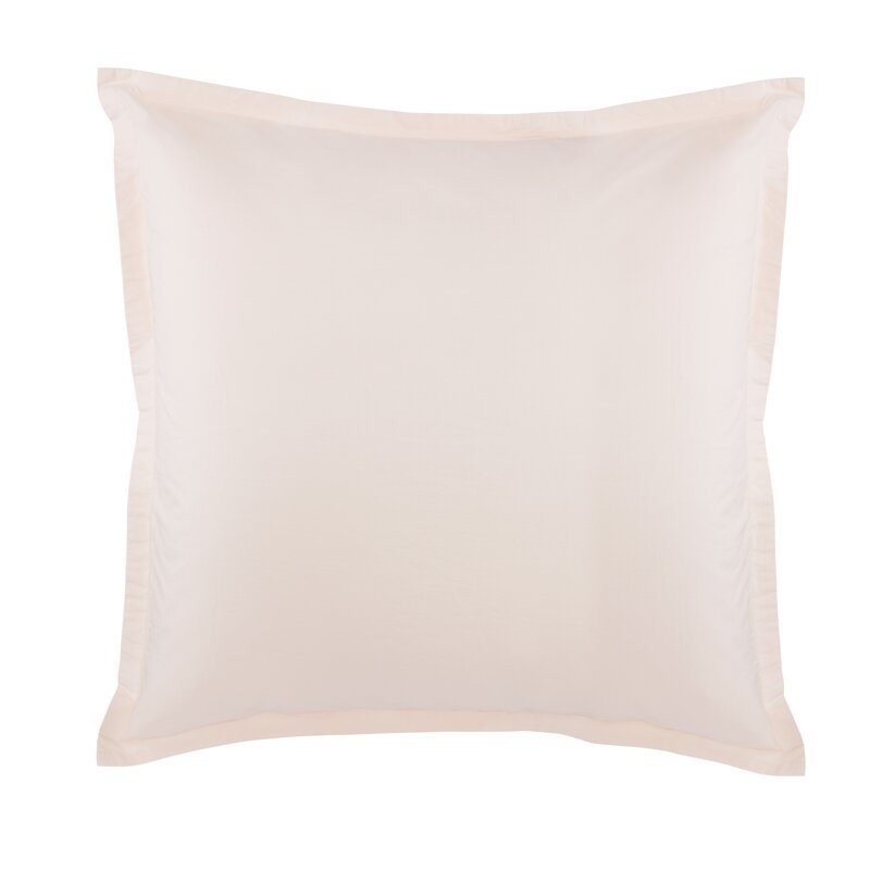 Lorimer Euro Square Pillow Cover & Insert Color: Dusty Rose - Image 0
