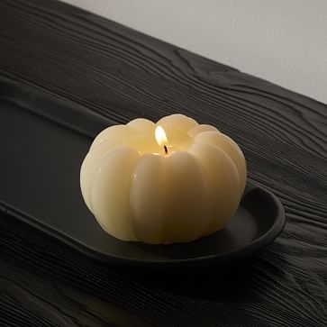Pumpkin Candles, Ivory, Small - Image 2