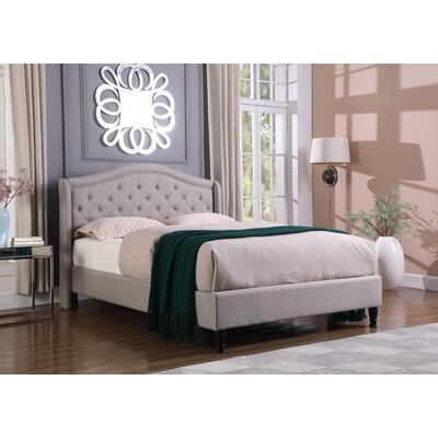 Weiss Upholstered Sleigh Bed - Image 0