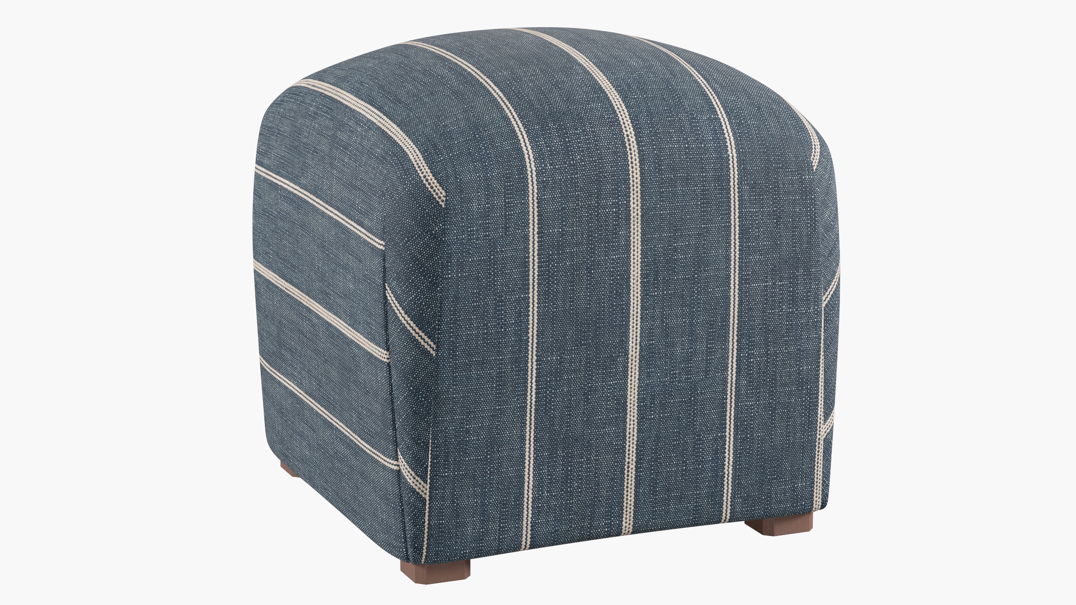 Deco Ottoman, Indigo Fritz - Image 1